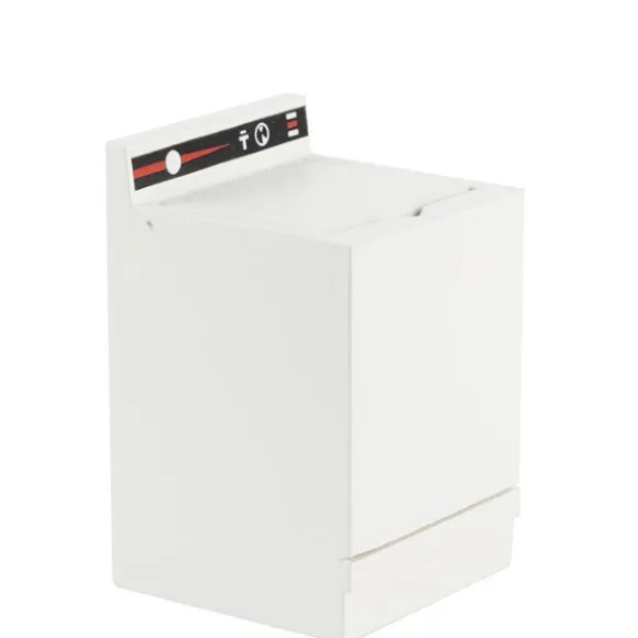 White Dollhouse Miniature Washing Machine