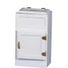 White Dollhouse Miniature Icebox