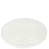 White Porcelain Dollhouse Miniature Serving Plate