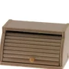 Wood Dollhouse Miniature Bread Box