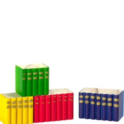 Wooden Dollhouse Miniature Books